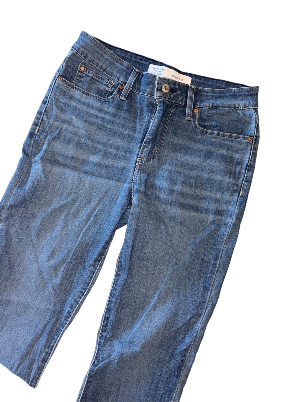 Levis Woman’s 27 Long Mid Rise Jeans